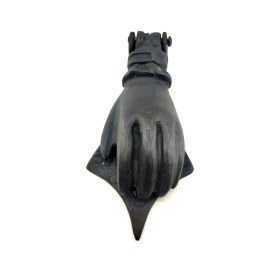 Resim Aydogan's Antika Tarz Dekoratif Pirinç El Kapı Tokmağı, Taktak - 167X75 Mm, Oksit 