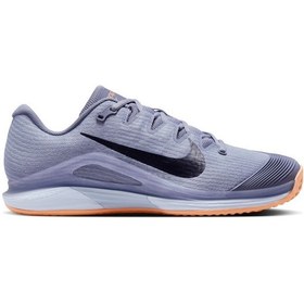 Resim Nike Vapor 12 Toprak Kort Erkek Gri Tenis Ayakkabısı Hq6026-400 