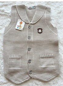Resim Gogogbici Armalı Yelek Bej 