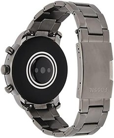 Resim Fossil FTW4012 Erkek Gen 4 Explorist HR Silikon Dokunmatik Ekran Akıllı Saat, Duman 