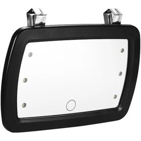 Resim Besthome1 İçinde Led Aydınlatma Ve Dokunmatik Tırnaklı Ayna, Taşınabilir Güneşlik Aynası 