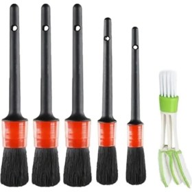 Resim Cmt Araba Temizlik Detay Fırçası 5+1 Set 