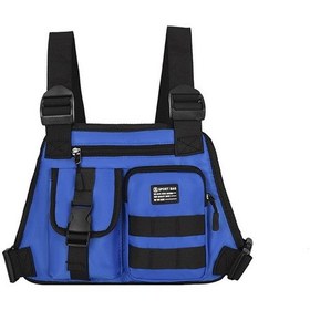 Resim Yelek Sırt Çantası Açık Spor Çantası Binicilik Çantası Çok Fonksiyonlu Off-road Yelek Çantası 10 İnç Açık Mavi 