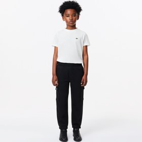 Resim Lacoste Classic Çocuk Siyah Eşofman Altı 