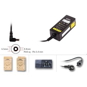 Resim Lg, Sony 19.5V 2A 39W 6.5mm x 4.4 mm Notebook Adaptör (19V 0.84A, 1.3A, 1.7A ve 2.1A, 2.15A uyumlu) 