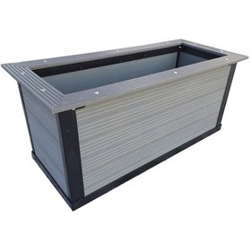 Resim Safirkom Kompozit Çiçeklik 1045 Demonte Antrasit 