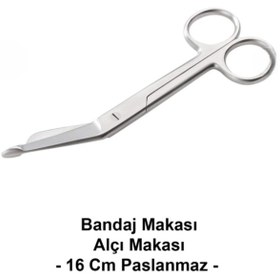 Resim Bandaj Makası Alçı Makası 16 Cm - Paslanmaz 
