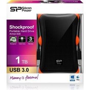 Resim Silicon Power Armor A30 1TB 2,5" USB 3.0 Siyah Taşınabilir Disk 