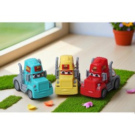 Resim Gt34 Race Sürtmeli Kamyon Tır Kupası Oyuncak Seti 3 Lü Renkli Yarışçı Kamyon 13 Cm Çok Renkli 
