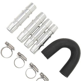Resim Engine Heater Core Bypass Kit Universal Aluminum Fitting For 5/8in And 3/4in Hoses . 