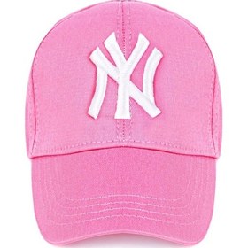 Resim Unisex 2'li Set Pembe ve Mor Renk Ny New York Beyzbol Şapka - Unisex Pembe - Mor 