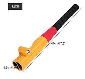 Resim Aramox Evrensel Araba Kamyon Direksiyon Simidi Kilitler Ağır Hizmetli Kauçuk Demir İnşaatlı Araçlar Için Ayarlanabilir Anti Kilit Kiliti 2 Anahtar Siyah Sarı Kırmızı 