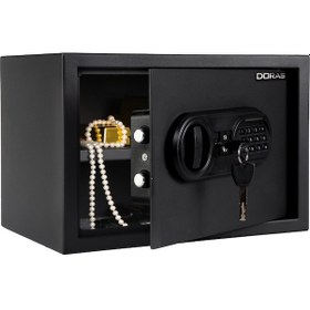 Resim Doras Elektronik Şifreli Ve Anahtarlı Çelik Kasa / 25 Serisi 