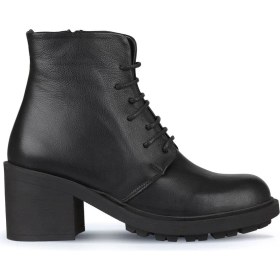 Resim Bueno Shoes Siyah Deri Kadın Topuklu Bot 01WZ7904 01WZ7904 