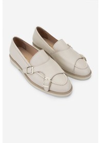 Resim Valmenti Kadın Hakiki Deri Bej Casual Ayakkabı 51 144-7001 Bn Ayk Sk24-25 Bej Dr Bej 