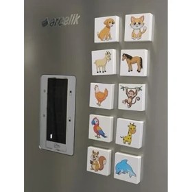 Resim Hype Store Efe'nin Hayvanat Bahçesi Seri-1 / Manyetik Blok- Magnet 20 Hayvan Figürü 