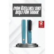 Resim Mey İthalat Bfs Fön Tarak Yüksek Isı Ayarlı Elektriklenme Karşıtı Iyon Özelliği 