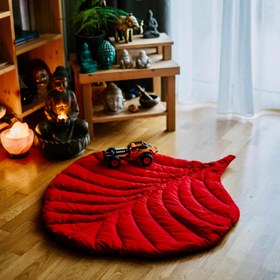 Resim Çocuk Oyun Halısı - Yeşil Yaprak 