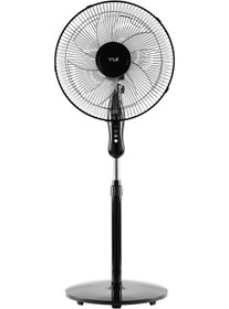 Resim Yui F49 Siyah 16 Inç 50W 4 Kademe 5 Pervane Döner Başlıklı Vantilatör 