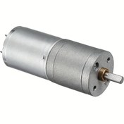 Resim Yüksek Torklu JGA25-370 DC Motor - 6V, 12V, 24V Seçenekleri, Dayanıklı Metal Dişli Kutusu, 12/60/280/620/1360rpm, 9kg.CM, 25mm Çap, DIY Projeleri & Robotik İçin 