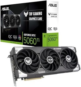 Resim ASUS TUF-RTX5060TI-O16G-GAMING-NVIDIA-GEFORCE-RTX 5060 TI-16G-16GB GDDR7-128bit-OC-HDMI-3xDP-RGB-DLSS4 EKRAN KARTI 