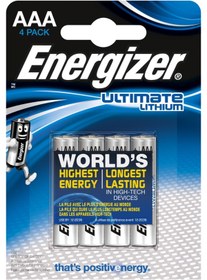 Resim Energizer Ultimate Lithium AAA 4 lü Pil 