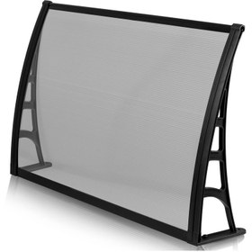 Resim Genel Markalar 4A - Lotus Kapı Pencere Üstü Pratik Sundurma 70x120 Cm - Şeffaf 