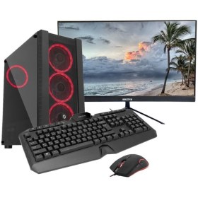 Resim Seclife GM-9655 i5-9600K 16GB 256GB 4GBVGA 500W +24 Monitör Dos Oyuncu Pc 