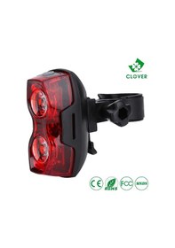 Resim Çift Ledli Su Geçirmez Bisiklet Stop Lambası 