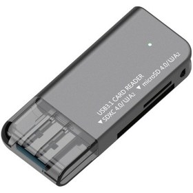 Resim V30 / V60 / V90 Usb3.1 Çok Fonksiyonlu Kart Okuyucu Desteği Sd / Tf Kartı Kararmak 