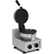 Resim OMAKE WFL11.E12 Zamanlayıcılı Amerikan Tekli Waffle Makinesi, Elektrikli 