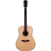 Resim Bromo BAB1 Dreadnought Akustik Gitar (Natural) 