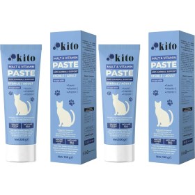 Resim SDT Group Kısır Veya Yetişkin Kediler Için Tüy Yumağı Önleyici ve Bağışıklık Sistemi Destekleyici Malt Macunu-Paste 100G (2 Paketi) 