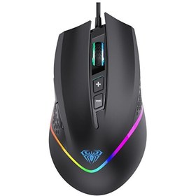 Resim F805 6400 DPI RGB 7 Tuşlu Makro Optik Gaming Oyuncu Mouse 