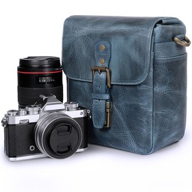 Resim MegaGear MG1328 Hakiki Deri Kamera Çantası 