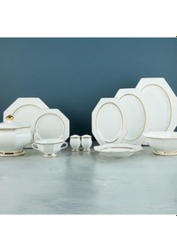 Resim Evaliza Prizma Gold 60 Parça Yemek Takımı Diğer 