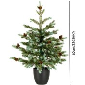 Resim Suntek Mini Yılbaşı Ağacı Parti Aksesuarları Balkon 60cm 