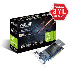 Resim Asus Nvidia GeForce GT 710 2GB 64Bit GDDR5 (GT710-SL-2GD5) Ekran Kartı 