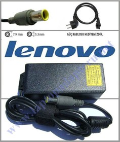 Resim Adlx90Nlt3A Pa-1900-72 20V 4.5A Lenovo Uyumlu Adaptör. Şarj Yuvarlak Uç 