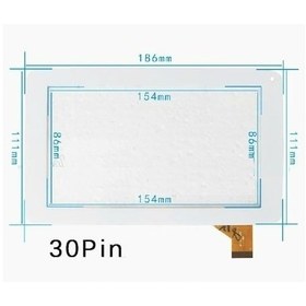 Resim 7'' Inç Czy6334-Fpc Uyumlu 7'' Inç Siyah Dokunmatik 