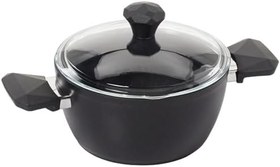 Resim TAÇ Pierre Cardin 1500023290 7 Parça Diamond Cook Graniks Tencere Seti, Siyah 