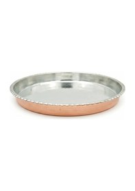 Resim Yuvarlak Bakır Fırın Tepsi 30 Cm Bakır 