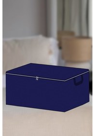 Resim Adarya Home 6 Adet Büyük Boy Lacivert Bazaaltı Hurç 60 x 40 x 22 Gri 