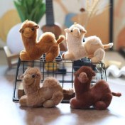 Resim OEMG Yeni 1 Adet Dört Inç Iyi Şanslar Karikatür Peluş Oyuncak Bebek Anahtarlık Sevimli Bebek Anahtar Küçük Kolye Seti (Yurt Dışından) 