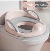 Resim Maxaccess Pembe Renkli 3-6 Yaş Çocuklar İçin Ergonomik Lazımlık Adaptörü Pembe 