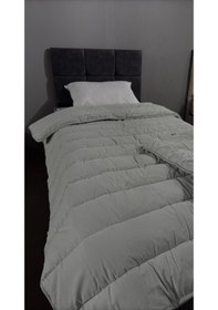 Resim Clasy Saten %100 Pamuk Saten Tek Kişilik Yorgan Avola V2 Adaçayı 