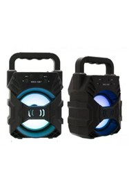 Resim mbteknoloji Taşınabilir Mini Işıklı Bluetooth Hoparlör Speaker Fm/usb/sd Wks-1067 