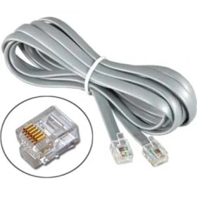 Resim YKA RJ12 6 Lı Santral Telefon Kablosu 5 Metre 
