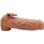 Resim Odins Shop 15 CM Titreşimli Realistik Penis Kılıfı 