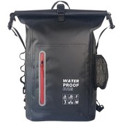 Resim Maxaccess Siyah 6.6 Galon Yüksek Kalite Sırt Çantası - Plaj Yürüyüş Kano Sörf İçin Hacimli Kuru Çanta Siyah 